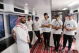 طلاب تقنية نجران في زيارة لمعرض الجيل الخامس لشركة الاتصالات السعودية