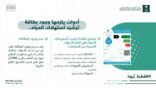 إلزام المنشآت ومنافذ البيع للالتزام بوضع بطاقة كفاءة ترشيد استهلاك المياه على الأدوات الصحية