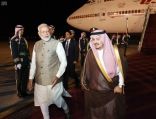 رئيس وزراء الهند يصل الرياض