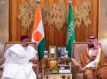ولي العهد يلتقي رئيس النيجر