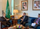 المعلمي يلتقي مندوب باكستان الدائم لدى الأمم المتحدة