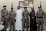 مدير الدفاع المدني بمنطقة الباحة يكرم ابطال وادي الضمو
