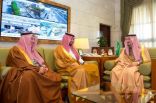 سمو الأمير فيصل بن بندر يستقبل أمين منطقة الرياض المعين حديثًا