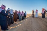 أمير منطقة القصيم يتفقد موقع مشروع نادي الطيران السعودي بمحافظة الرس