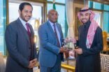 سمو الرئيس يلتقي وزير الرياضة والشباب لدى جمهورية جيبوتي