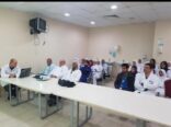 مستشفى السعيرة ينظم محاضرة توعوية للوقاية من فيروس كورونا لمنسوبيه