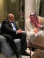 وزير الدولة للشؤون الخارجية يلتقي رئيس وزراء بلغاريا