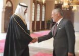سفير خادم الحرمين لدى الأردن يقدم أوراق اعتماده للعاهل الأردني