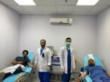 منسوبي صحة حفر الباطن يتفاعلون مع مبادرة التبرع بالدم