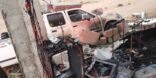 اصابة سائق هندي بعيون الجواء إثر حادث انفجار غاز بغرفته