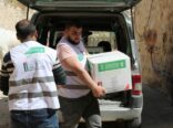 مركز الملك سلمان للإغاثة يوزع 1,015 سلة غذائية رمضانية للمحتاجين الضفة الغربية وقطاع غزة