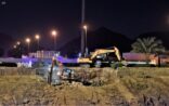 استمرار تنفيذ مشروع جسر تقاطع طريق عمر بن الخطاب مع طريق الملك عبدالله بالمدينة