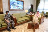 أمير الرياض يستقبل قائد قوات آمن المنشأت بمنطقة الرياض
