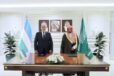 النائب العام يستقبل نظيره الأوزبكي ويوقعان برنامج تعاون مشترك