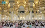 المسجد النبوي يشهد توافد العديد من المصلين والزوار في رابع ليالي شهر رمضان