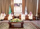 المفتي العام للمملكة يستقبل رئيس الشؤون الدينية بالمسجد الحرام والمسجد النبوي