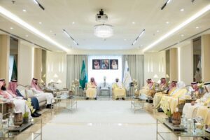 النائب العام د. خالد اليوسف يستقبل أصحاب الفضيلة أعضاء مجلس النيابة العامة وقياداتها ومنسوبيها