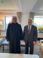 السفير المعلمي يلتقي بالأمين العام لرابطة العالم الإسلامي رئيس هيئة علماء المسلمين