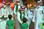 احتفالات اليوم الوطني الـ 90 تجذب زوار الواجهة البحرية بالقطيف