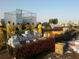 الرياض تعلن الحرب على المباسط العشوائية لبيع الخضار والفاكهة