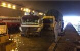 204 حادث مروري بسبب الأمطار في الرياض