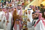 أمير مكة يتوّج الفائزين بكؤوس الملك فيصل وعكاظ والأمير عبدالله الفيصل