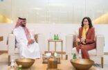 سمو وزير الثقافة يلتقي وزيرة الثقافة الفرنسية
