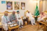وزير الشؤون الإسلامية يستقبل عددًا من الشخصيات المغربية المستضافين ضمن برنامج خادم الحرمين الشريفين للحج