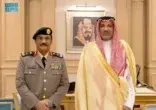 أمير منطقة المدينة المنورة يستقبل مديري الإدارات الأمنية المعينين حديثاً