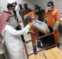 اتلاف طنين مواد غذائية من معمل مخالف تحت الانشاء بالدمام