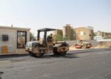 أمانة الجوف تواصل سفلتة ٣٩ ألف متر مربع بمخطط السلام بقارا