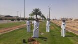 بلدية اللهابة تواصل جهودها بزراعة أشجار الظل والزينة بمشاركة منسوبي البلدية والمتطوعين