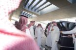 أمير الجوف يتفقد محطة قطار القريات والتشغيل منتصف شهر مارس القادم