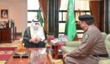 سمو أمير منطقة تبوك يستقبل مدير المرور بالمنطقة
