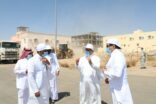أمين الباحة يشرف على أعمال معالجة التشوه البصري ببلدية محافظة العقيق
