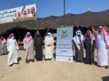 هيئة الأمر بالمعروف بمنطقة حائل تشارك بمهرجان مزاد الإبل في سميراء