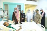 الشبانات يزور مصابي الحد الجنوبي بمدينة الأمير سلطان الطبية