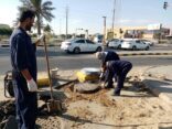 بلدية الجبيل تبدأ باستبدال أغطية المناهل بأغطية فيابر جلاس