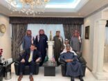 القنصل الأمريكي العام بزيارة خاصة لرجل الأعمال الأستاذ محمد بن مجعد العرجي