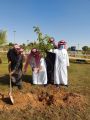 بلدية اللهابه تزرع ٢٠٠ شجرة من أشجار الظل والزينة في منتزه وحديقة اللهابه العامة