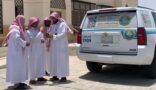 الثبيتي يقف على استعدادت الهيئة بمنفذ البطحاء ويعقد اجتماعاً مع المشاركين