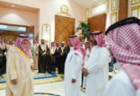 أمير تبوك يستقبل أبناء سلامة العطوي بعد عفوهم عن قاتل أخيهم لوجه الله تعالى