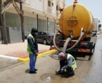 بلدية رأس تنورة تقوم بصيانة وتنظيف 37 ألف متر طولي لشبكات تصريف مياه الأمطار