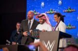 تركي آل الشيخ في مؤتمر إطلاق عروض “WWE”: المملكة أصبحت محط أنظار العالم لاستقطابها أفضل العروض العالمية