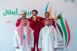 تتويج الفائزين في منافسات التايكوندو والريشة الطائرة والتنس ضمن الألعاب السعودية
