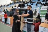 فريق في الخدمه بشارك بركن وبالتنظيم باليوم السعودي والعالمي للتطوع