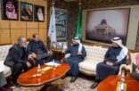 الفهيد يستقبل وزير المغتربين بجمهورية باكستان