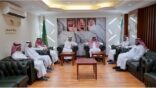 الدكتور الغامدي  يباشر عمله مديراً لتعليم الطائف ويلتقي بالمساعدين والقيادات