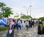 اليوم العالمي للمشي بممشى الروضة بأبها