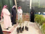 مدير عام بيئة عسير يتفاعل ويزور مواطنة زرعت ببيتها 3000 شتلة وشجرة